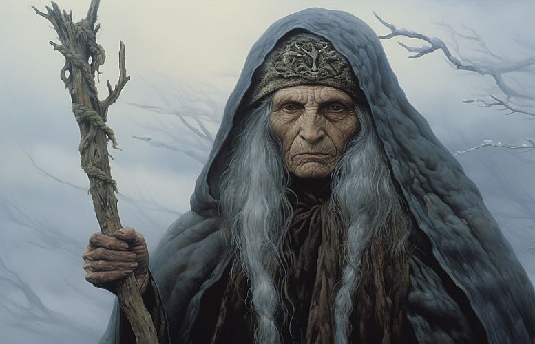 Cailleach brengt de winter