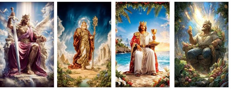 De koningen in de Tarot