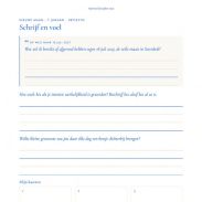 schrijfpagina’s