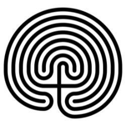Een labyrint lopen
