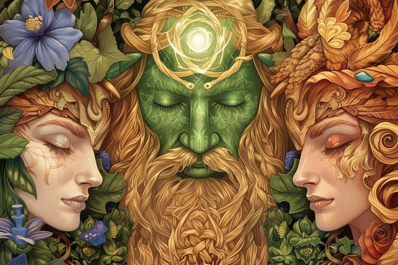 de Groene Man van Beltane