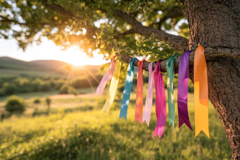 Mei linten voor Beltane magie