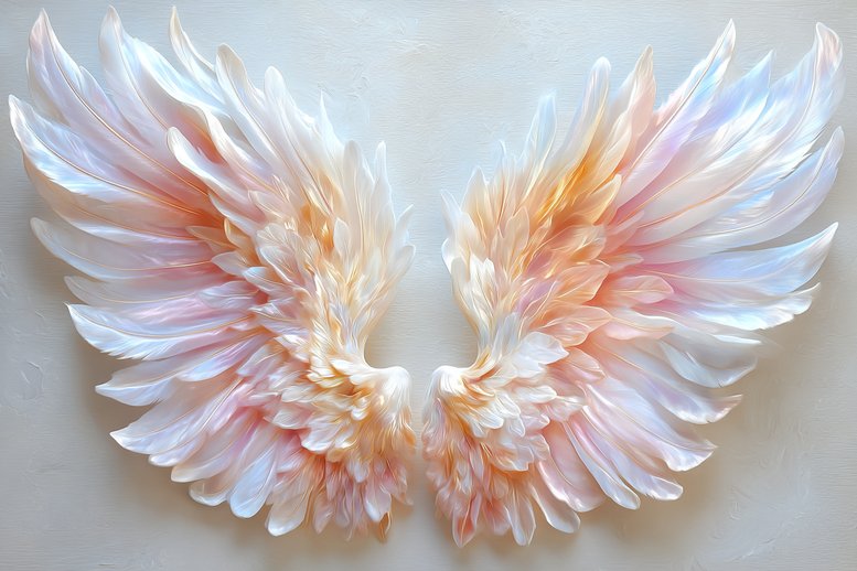 Aquarius-Angels-engelenvleugels-in-zacht-wit-licht Zachte witte engelenvleugels als symbool voor de liefdevolle en helende energie van de Aquarius Angels
