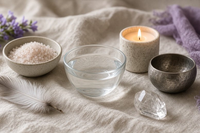 Chakrareiniging met zout, water, vuur en lucht Chakrareiniging met zout, water, vuur en lucht